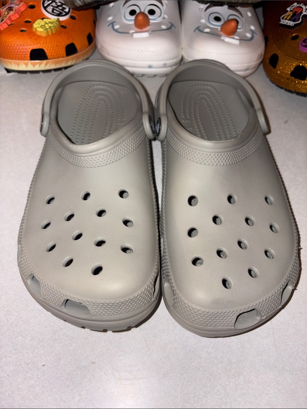 CROCS Classic Clog in Light Gray